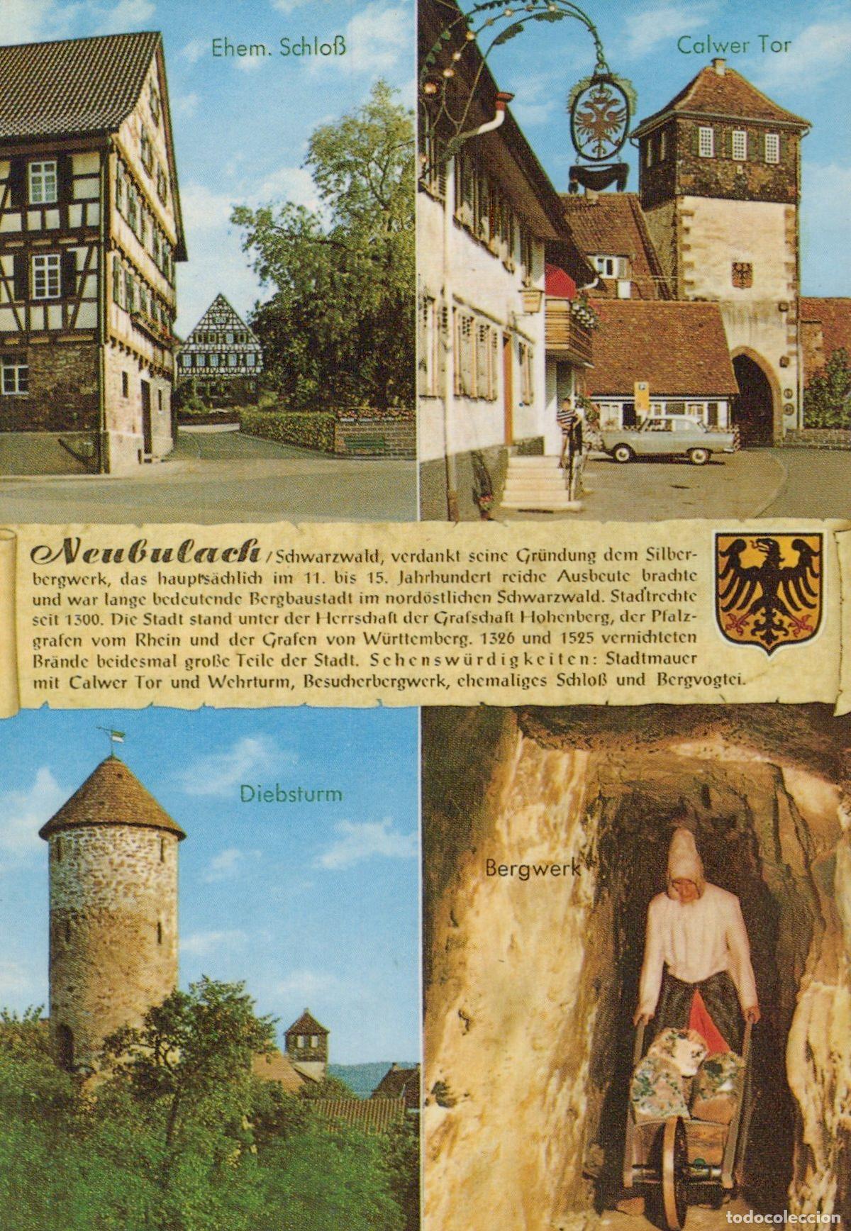 Postales: Germany Calw Neubulach Collage of Town Views and Mine *YAZ611