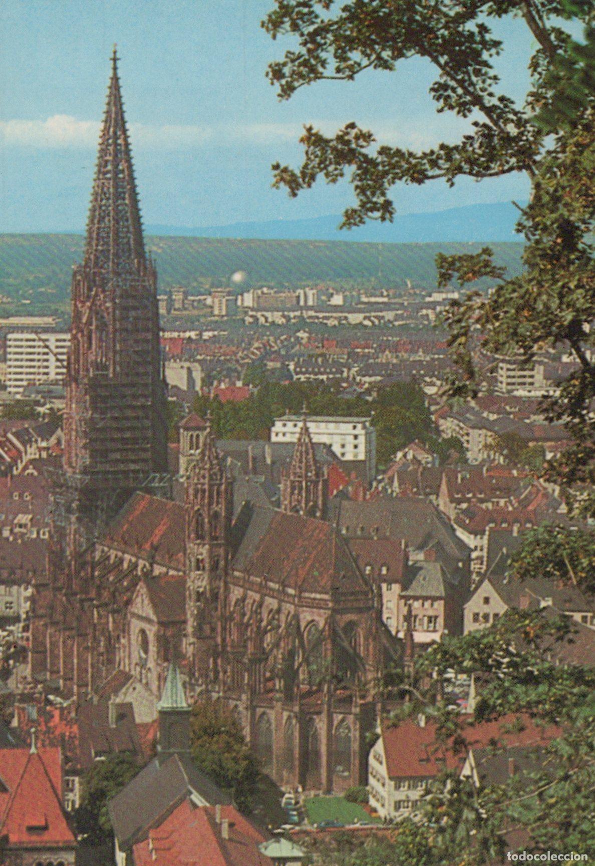 Cartoline: Germany Aalen Freiburg IM Breisgau Panoramic View of Freiburg Minster *YAZ619