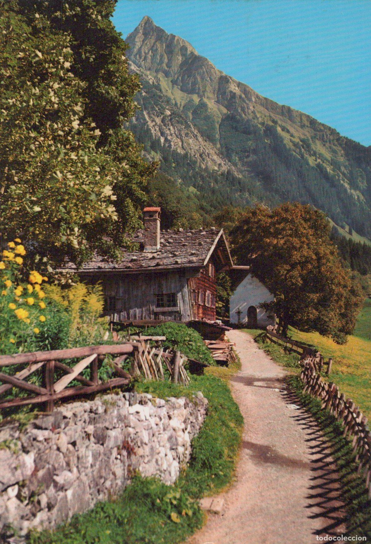 Cartoline: Germany Mountain Landscape With Traditional Alpine *YAZ616