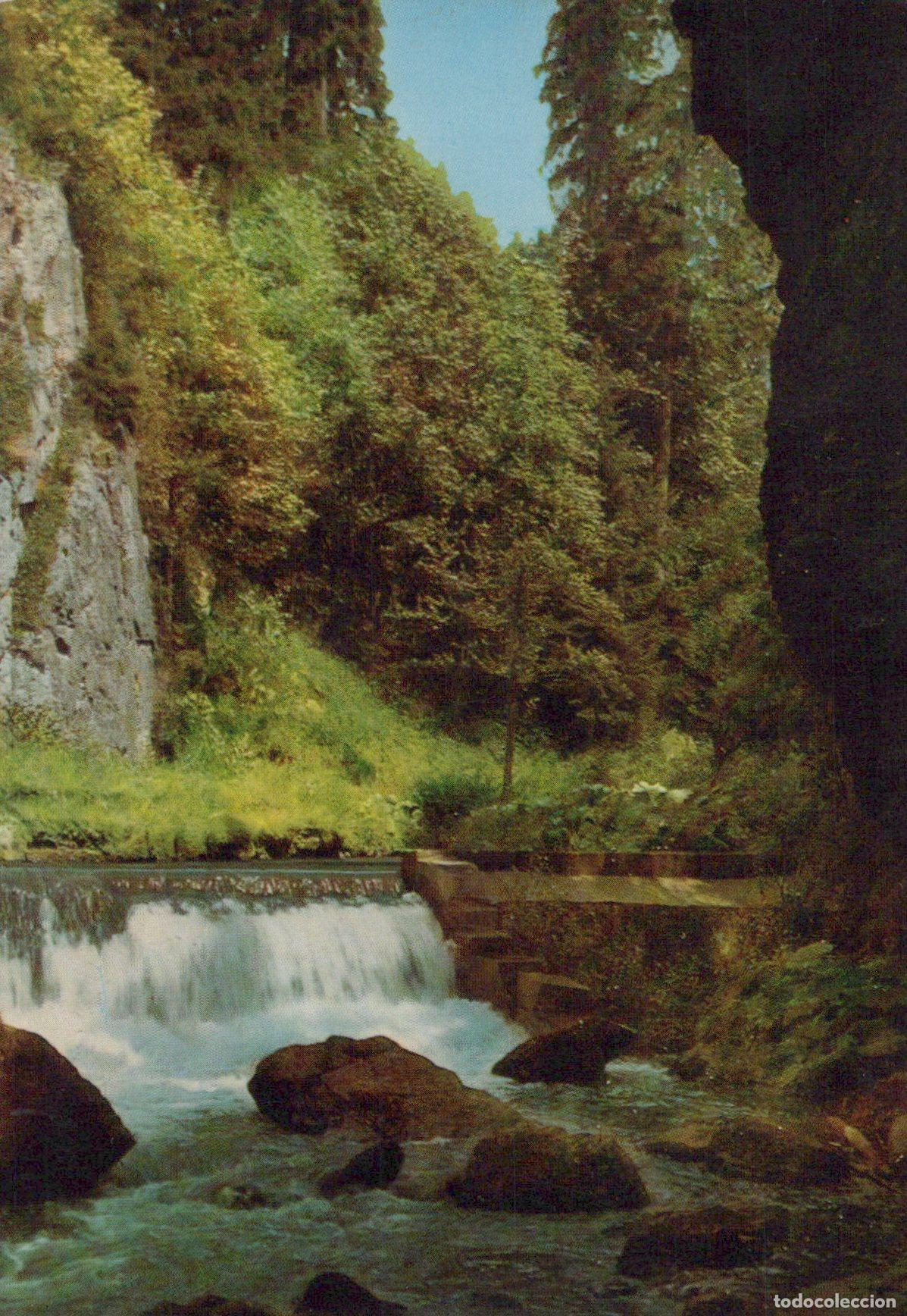 Cartoline: Germany Steinnachklamm in Frankenwald Waterfall *YAZ620
