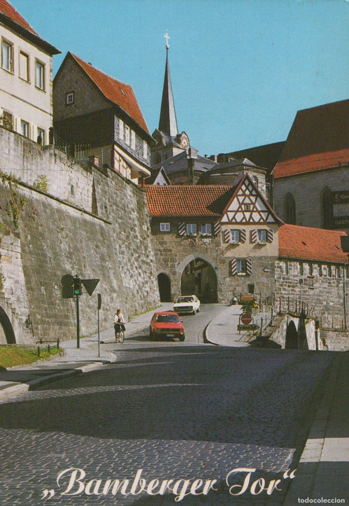 Cartoline: Germany Kronach Bamberger Tor Gate and Medieval Town Wall *YAZ622