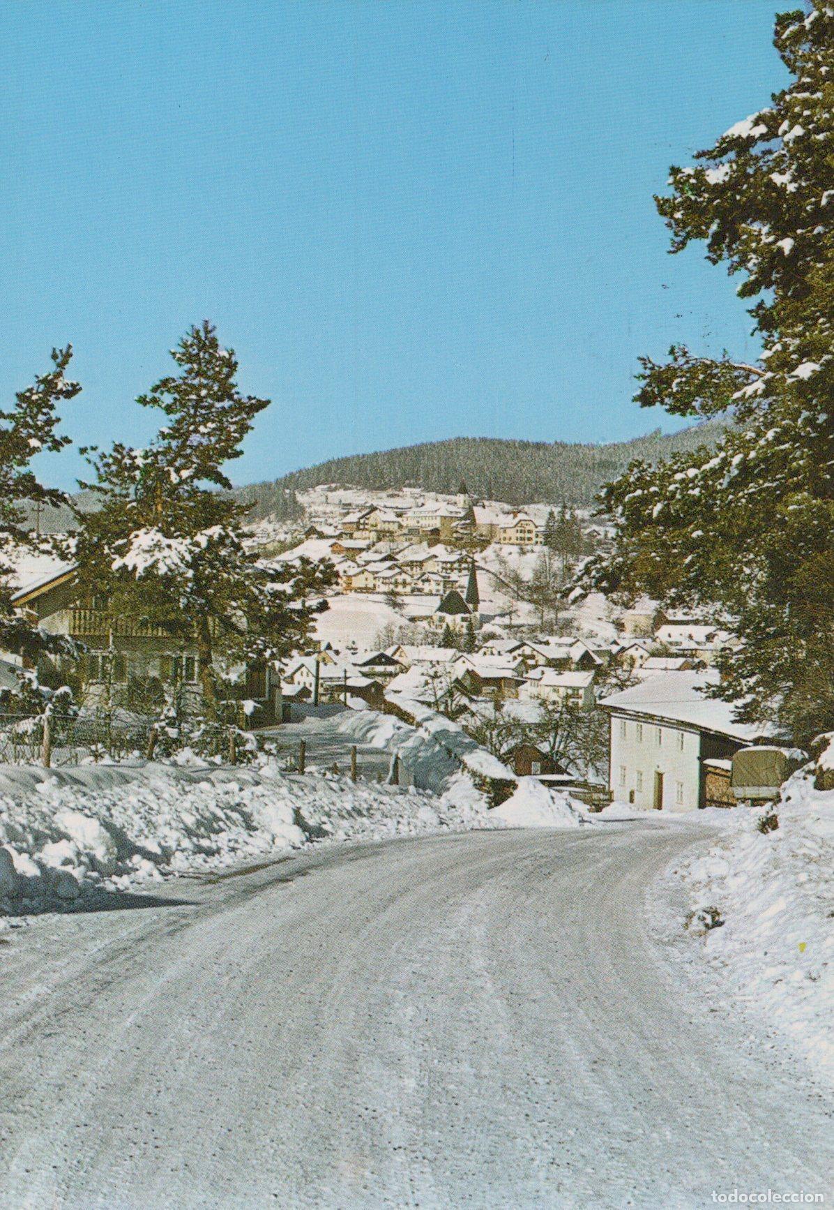 Cartoline: Germany Bodenmais Winter Landscape With Snow Covered Village and Road *YAZ626
