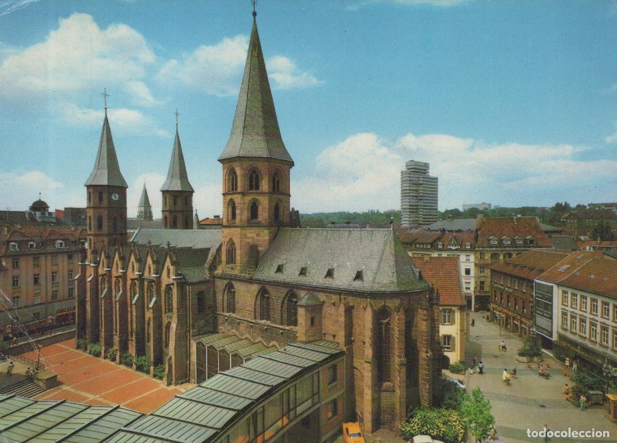 Postales: Germany Kaiserslautern Stiftskirche Collegiate Church Aerial View *YAZ725