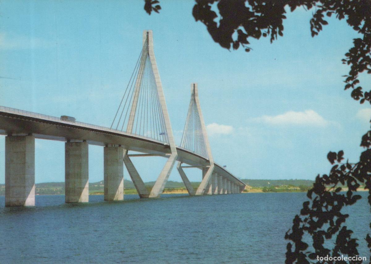 Postales: Denmark Vordingborg Far&oslash; Bridges Dedicated 1985 Cable Stayed Bridge Over *YAZ731