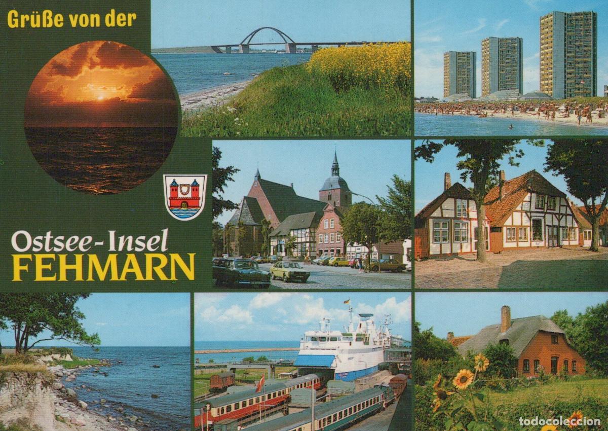 Postales: Germany Fehmarn Island Multi View With Bridge Beach Town *YAZ733