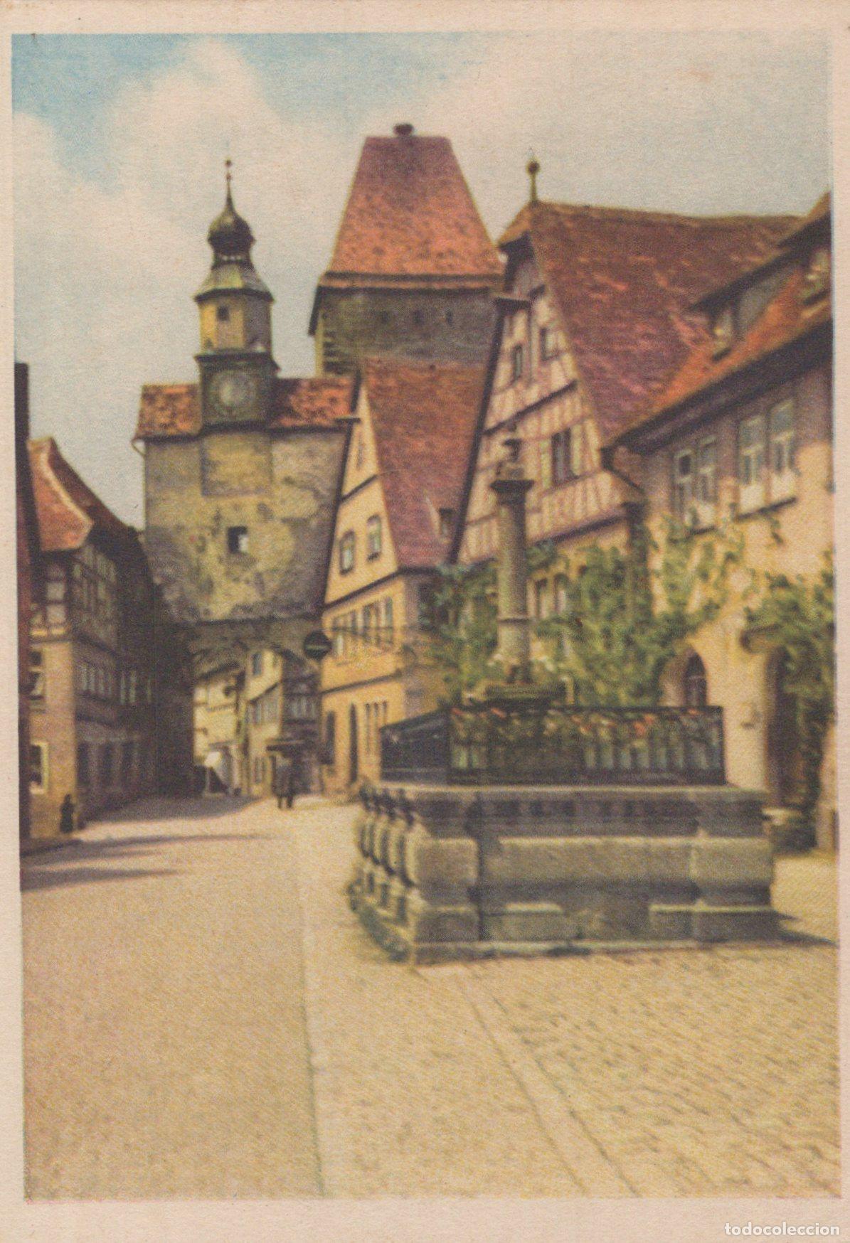 Postales: Germany Rothenburg O T Medieval Town Square Unposted *YAZ668