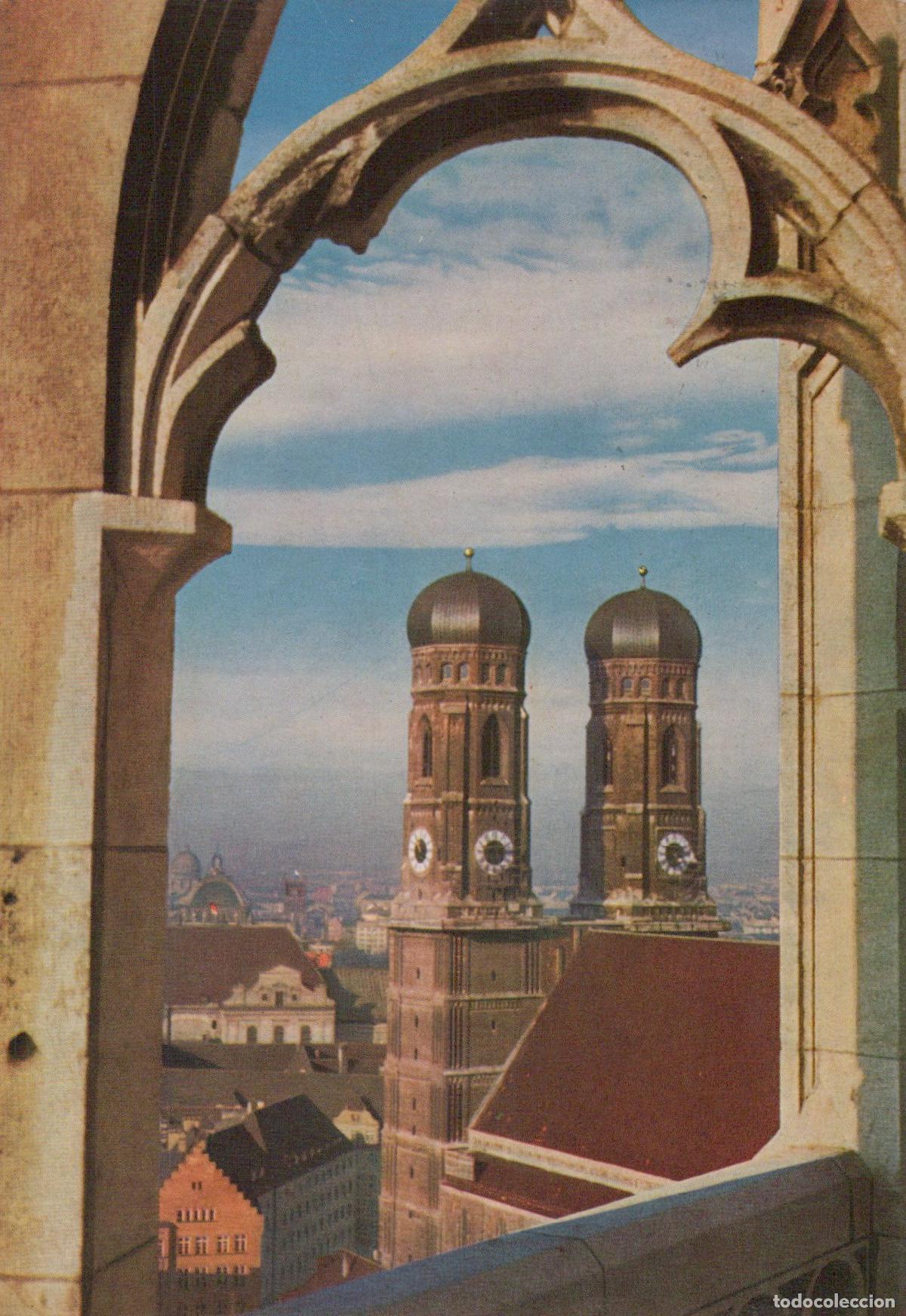 Postales: Germany Munich Cathedral Towers View From Town Hall *YAZ674