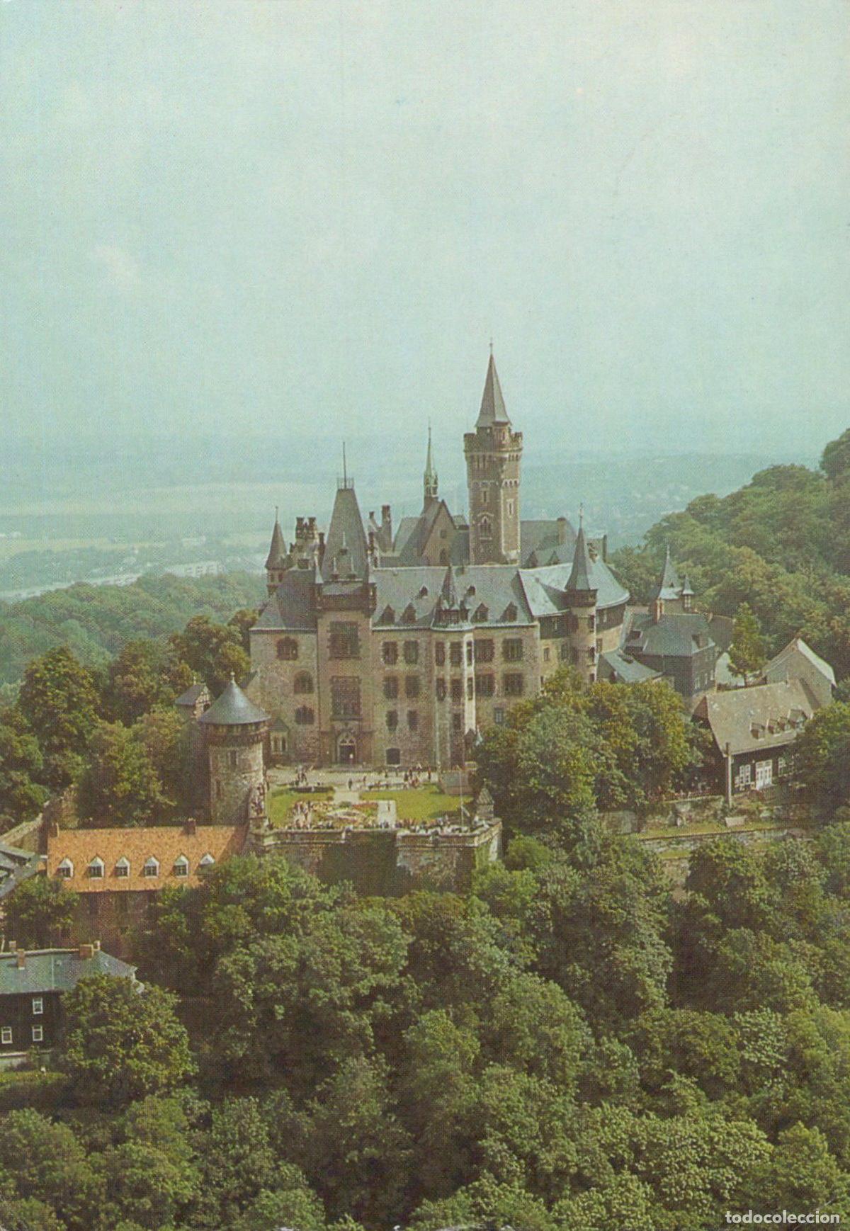 Postales: Germany Wernigerode Castle Aerial View of Historic Feudal Museum *YAZ684