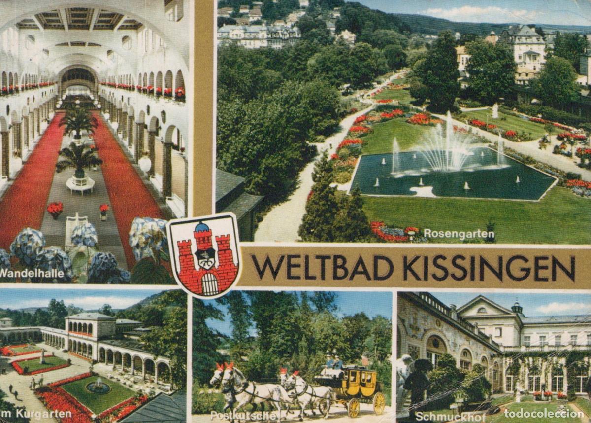 Postales: Germany Bad Kissingen Weltbad Kissingen Multi View Wandelhalle *YAZ763