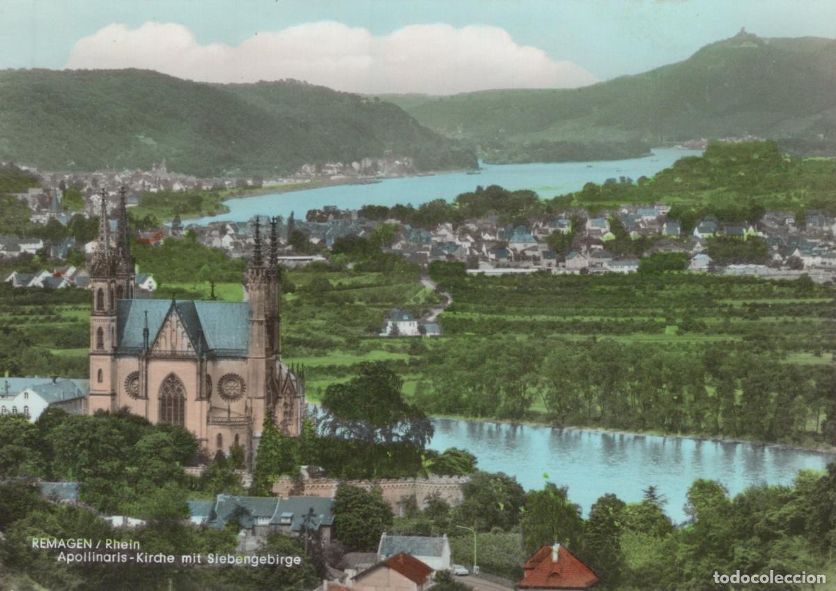 Postales: Germany Remagen Rhine Apollinaris Church With Siebengebirge Unposted *YAZ771