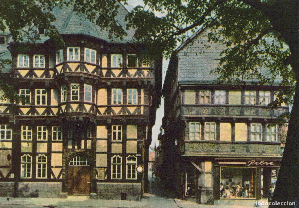 Postales: Germany Goslar Markstra&szlig;e Ecke M&uuml;nzgasse Historic Half Timbered Unposted *YAZ775