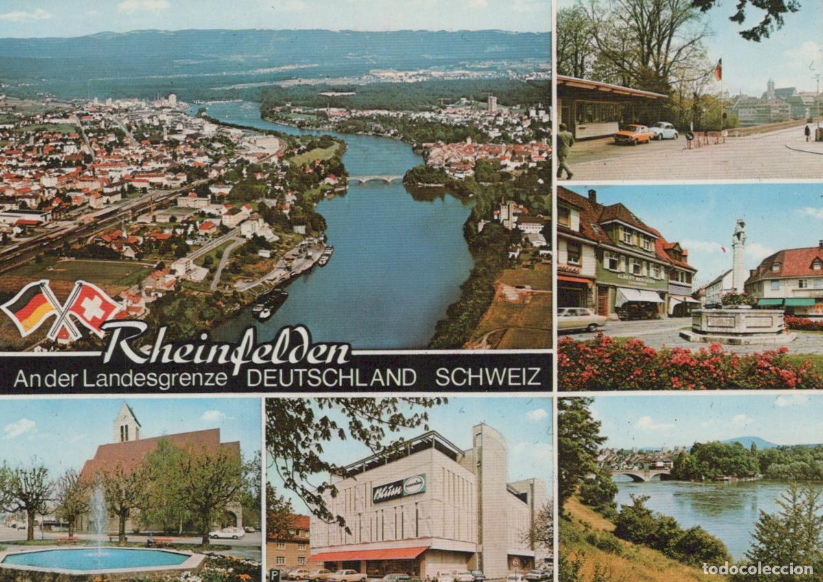 Postales: Germany Rheinfelden Switzerland Border Town Multi View Unposted *YAZ787