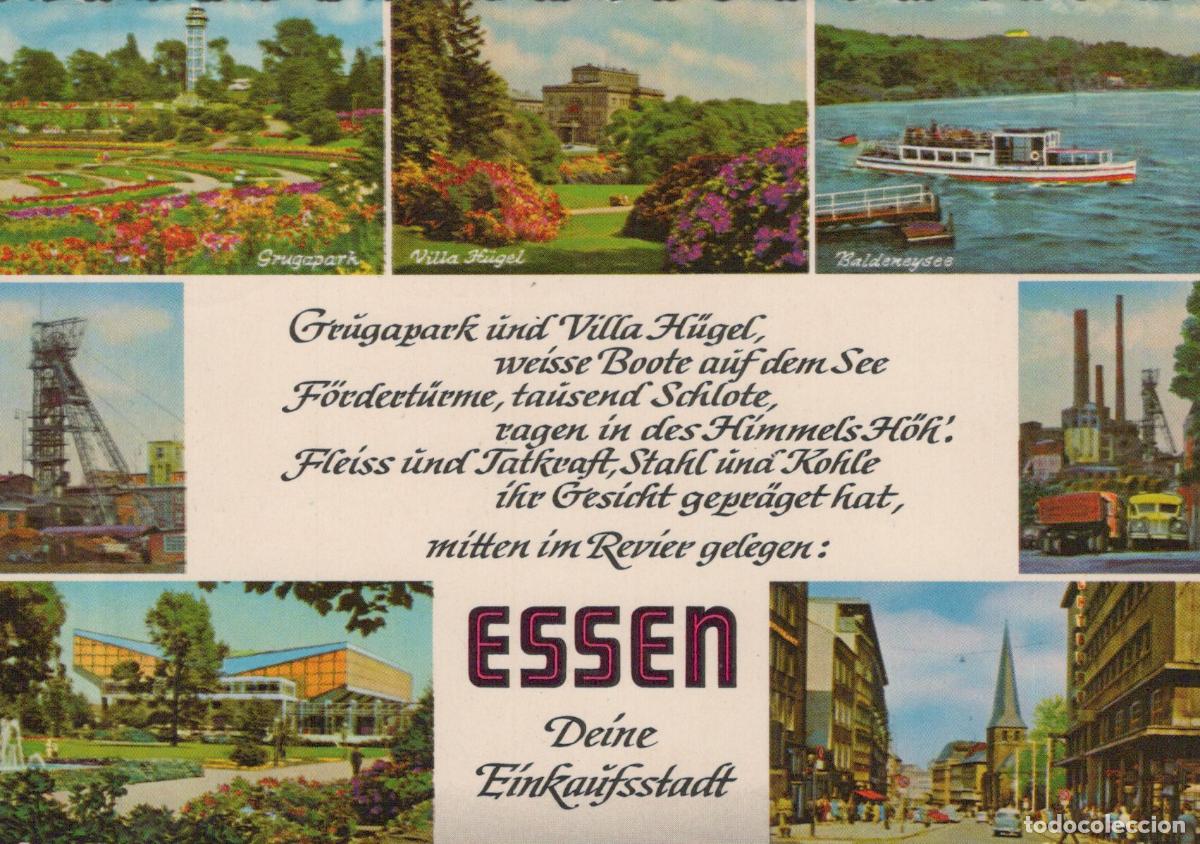 Cartoline: Germany Essen Grugapark Villa H&uuml;gel Baldeneysee Mining City Views *YAZ748