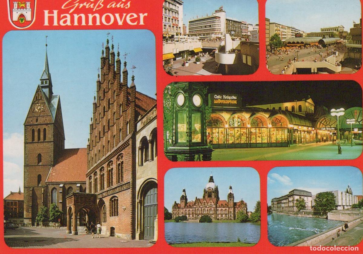 Cartes Postales: Germany Hannover City Collage With Old Town Hall and New Town Unposted *YAZ829