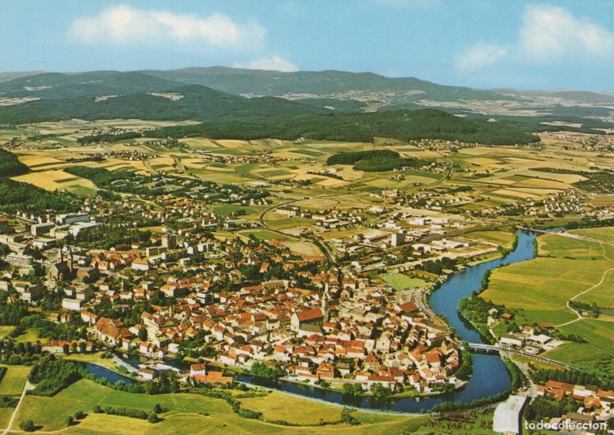 Cartes Postales: Germany Cham Aerial View of City and River Landscape Unposted *YAZ835