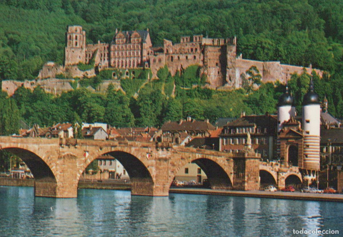 Postales: Germany Heidelberg Castle and Old Bridge Over Neckar River Unposted *YAZ820