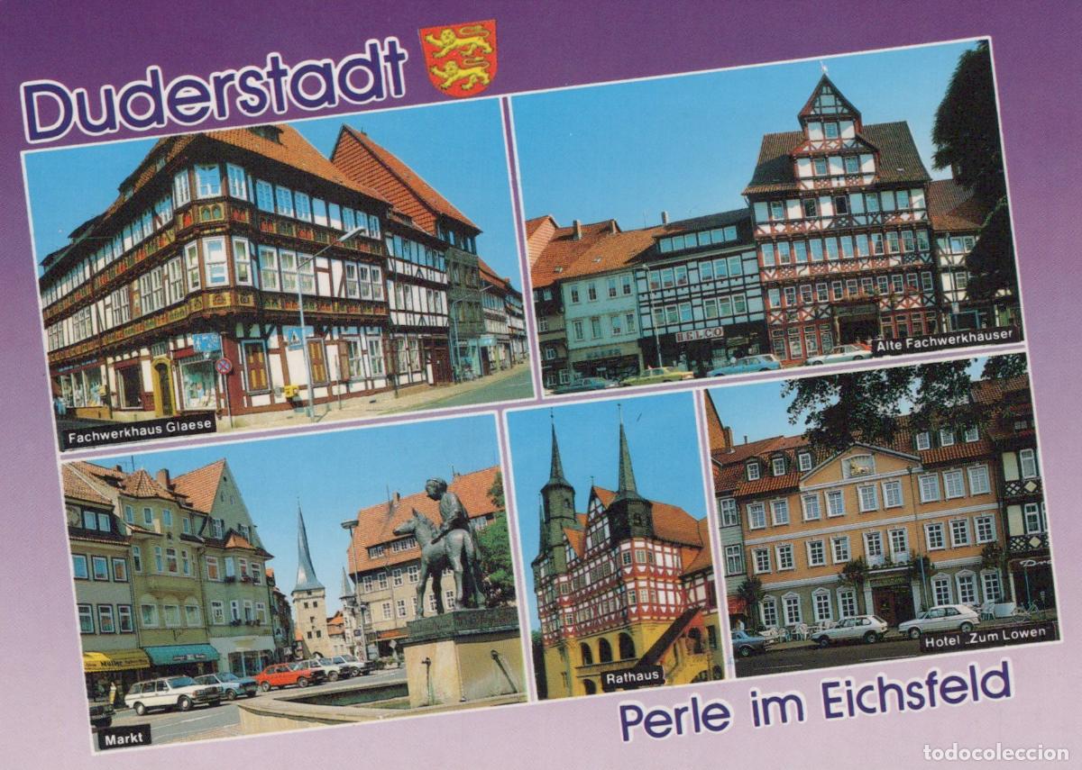 Postales: Germany Duderstadt Historic Half Timbered Buildings Rathaus Unposted *YAZ855