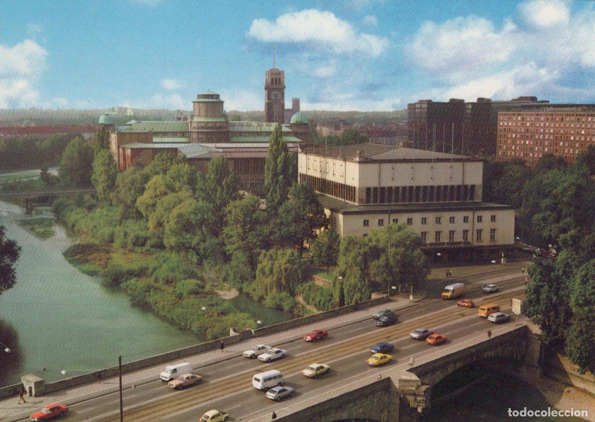 Postales: Germany Munich Deutsches Museum Isar River Unposted *YAZ834