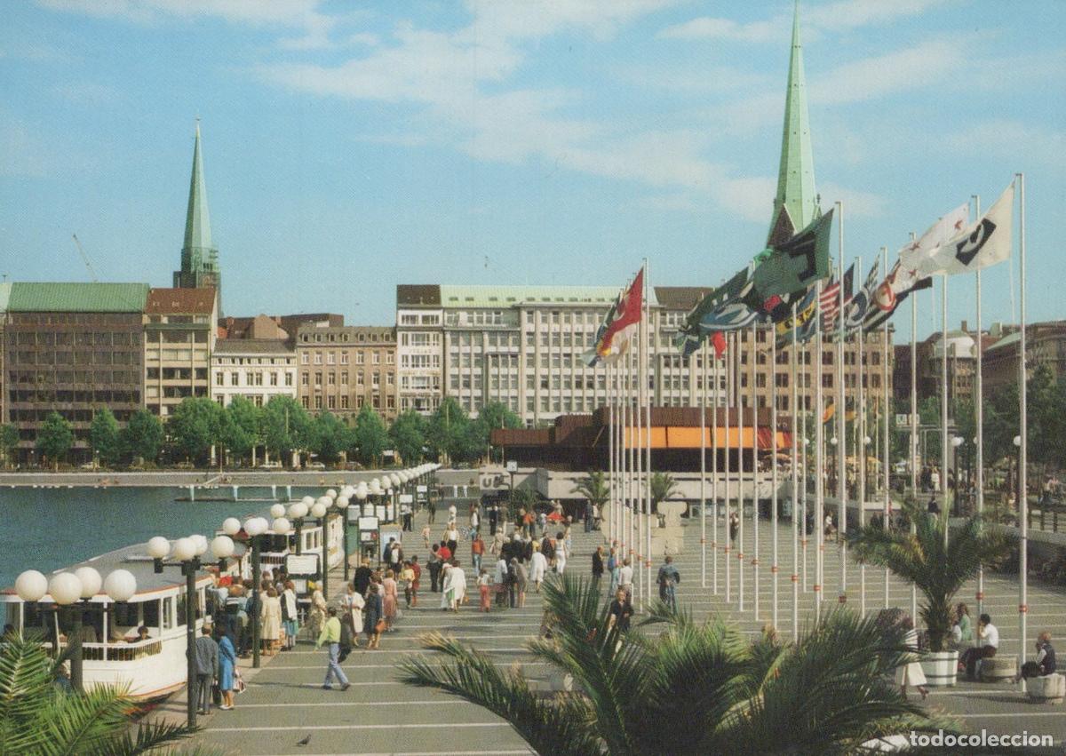 Postales: Germany Altona Alsterschiffsanleger Jungfernstieg Cityscape Unposted *YAZ863