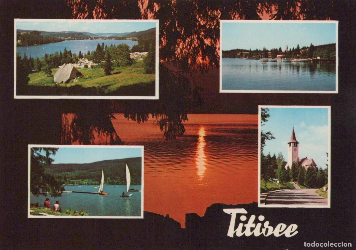 Postales: Germany Titisee Neustadt Titisee Lake Multi View Sunset Unposted *YAZ838
