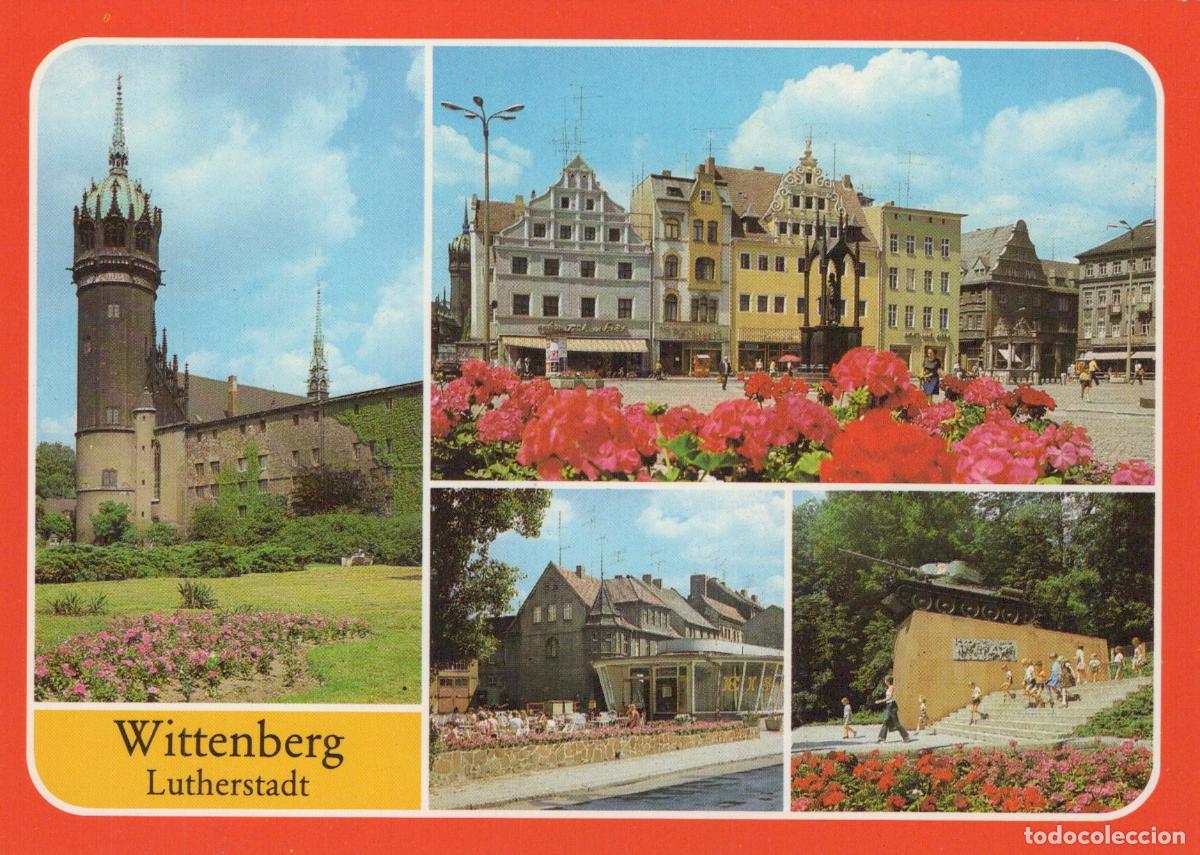 Postales: Germany Wittenberg Lutherstadt Multi View Schlosskirche Markt Unposted *YAZ865