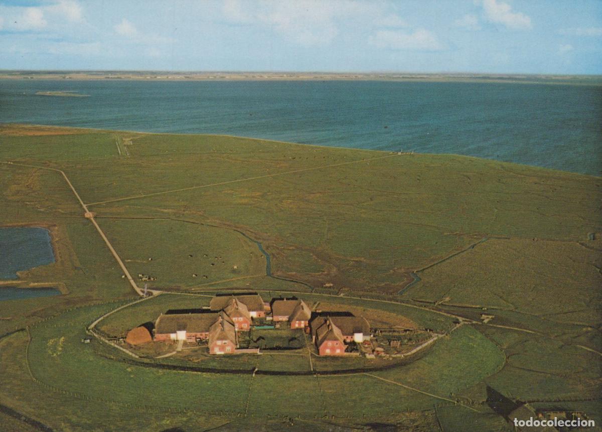 Postales: Germany Hallig Groede Aerial View Unposted *YAZ879