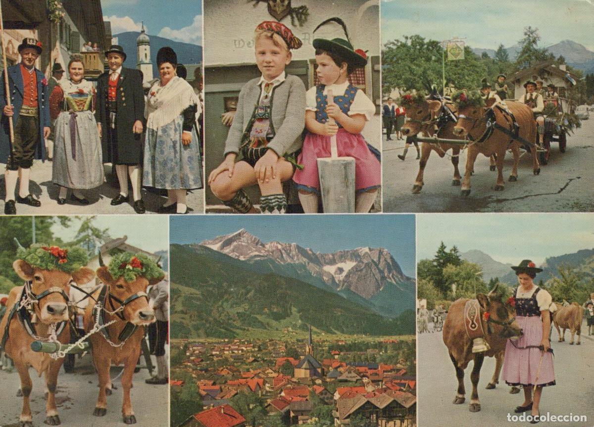 Postales: Germany Garmisch Partenkirchen Werdenfelserland Traditional Costumes *YAZ881