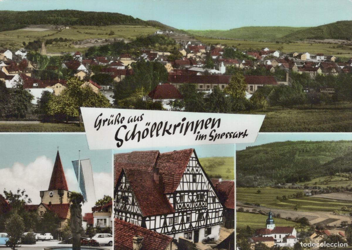 Postales: Germany Gr&uuml;&szlig;e aus Sch&ouml;llkrippen IM Spessart Village *YAZ887