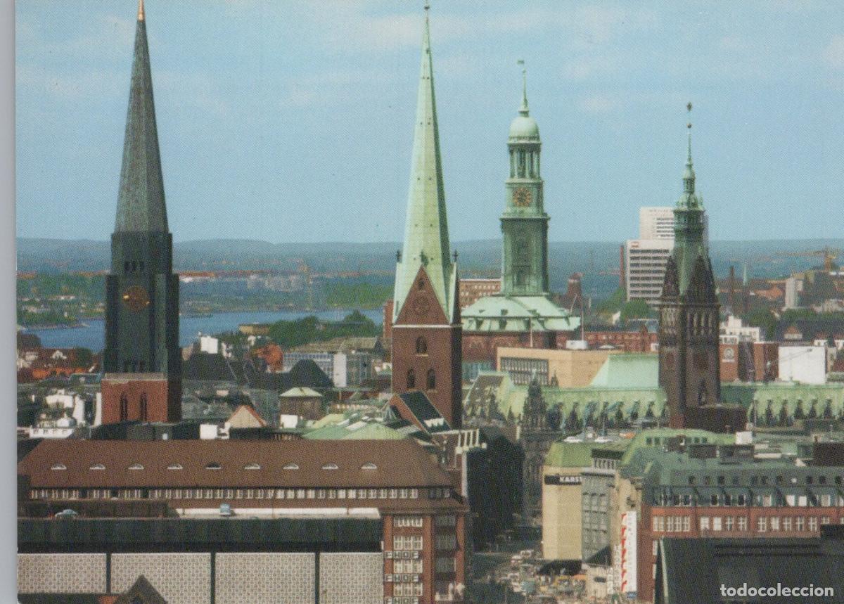 Postales: Germany Altona Cityscape With St Michael S Church and St Peter Unposted *YAZ862