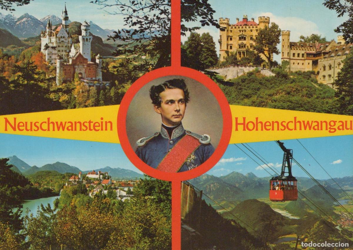 Postales: Germany Neuschwanstein Hohenschwangau Castles Cable *YAZ891