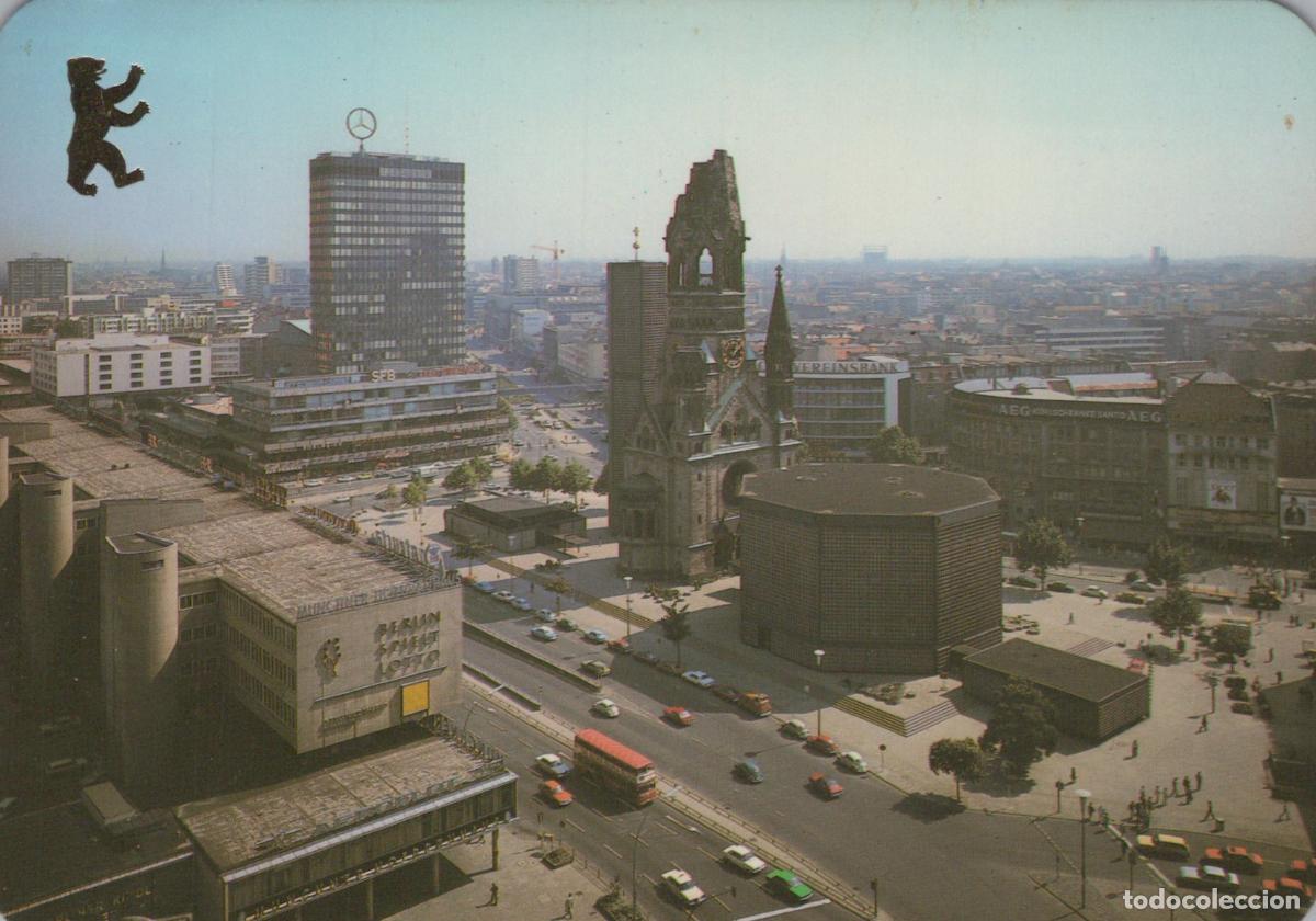 Postales: Germany Berlin Wall View of Kaiser Wilhelm Memorial Church and Cityscape *YAZ905