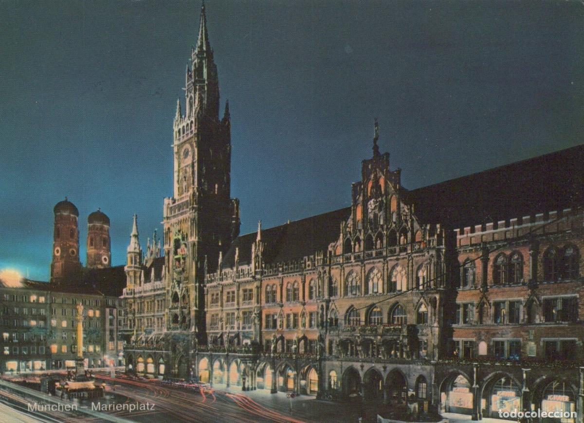 Cartoline: Germany Munich Marienplatz City Hall and Our Lady S *YAZ886