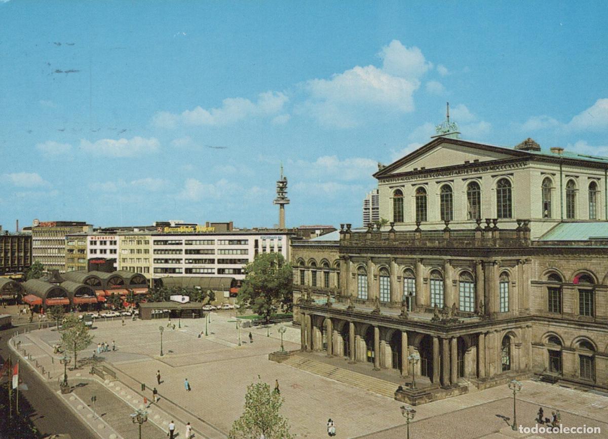 Postais: Germany Hannover Opera House and Kr&ouml;pcke Square 1990s *YAZ892