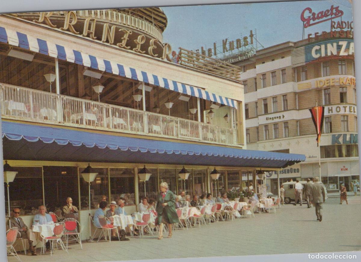 Cartes Postales: Germany Berlin Wall Kranzler Eck Cafe and Hotel 1950s *YAZ902