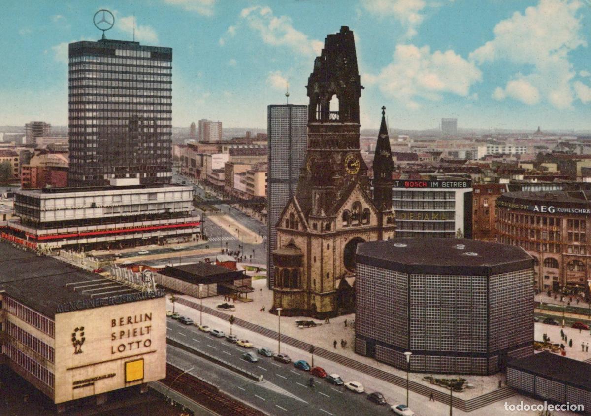Cartes Postales: Germany Berlin Wall Europa Center With Kaiser Wilhelm Ged&auml;chtniskirche *YAZ927