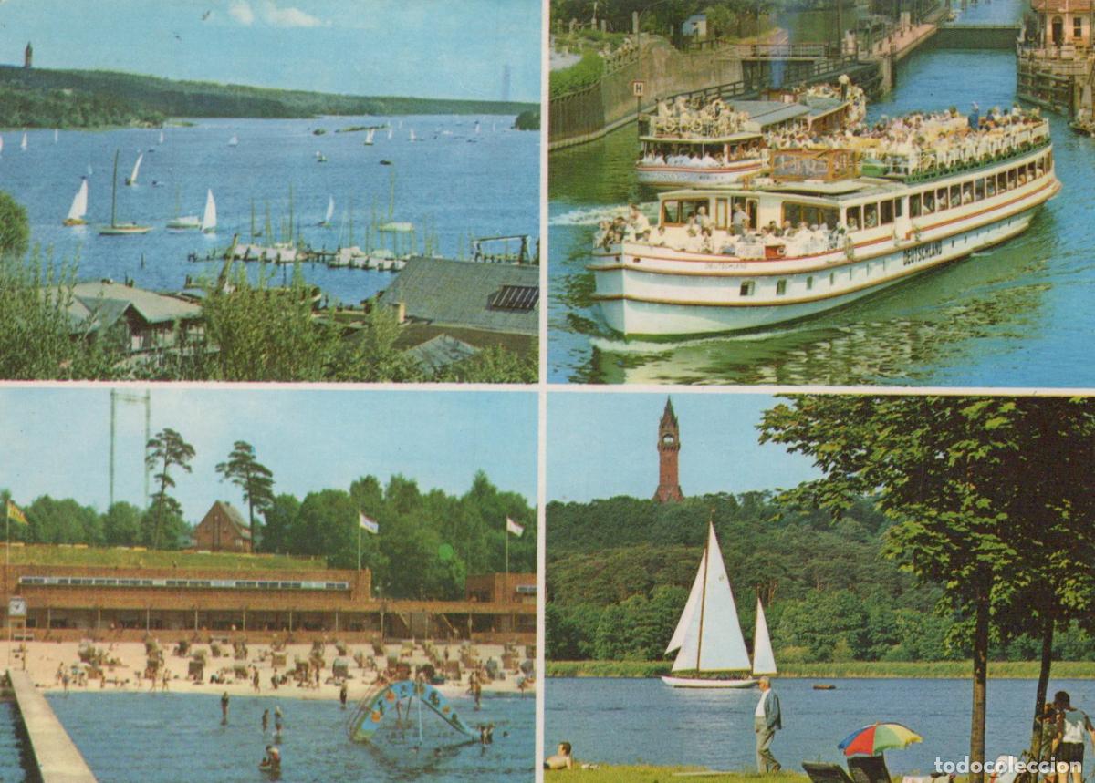 Cartes Postales: Germany Wannsee Havelpanorama Beach Grunewaldturm Ship *YAZ933