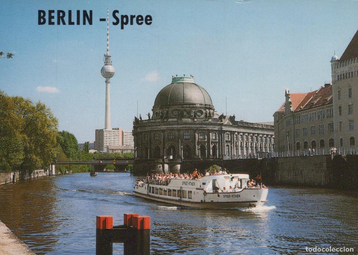 Cartes Postales: Germany Berlin Wall Spree River With Museum Island and TV Tower *YAZ916