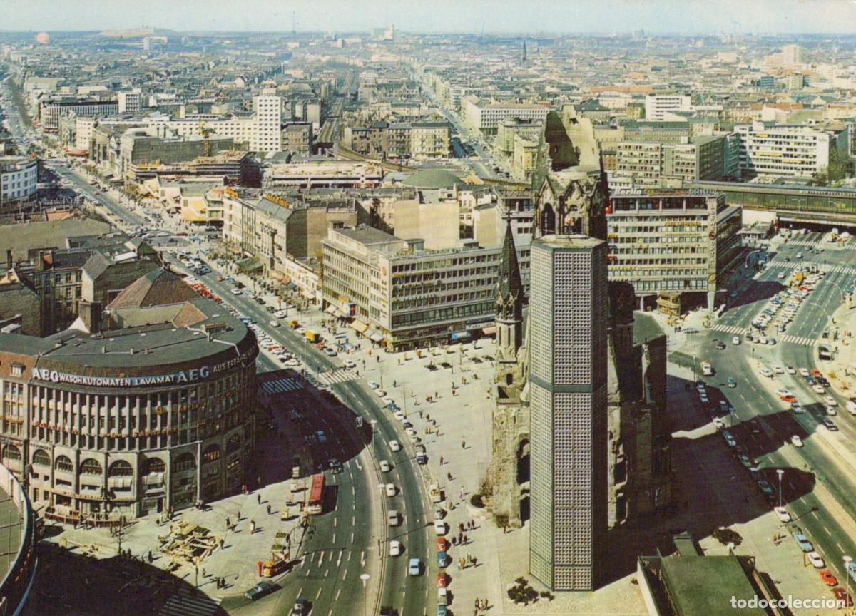 Postkarten: Germany Charlottenburg Cityscape With Kaiser Wilhelm Memorial Church *YAZ951