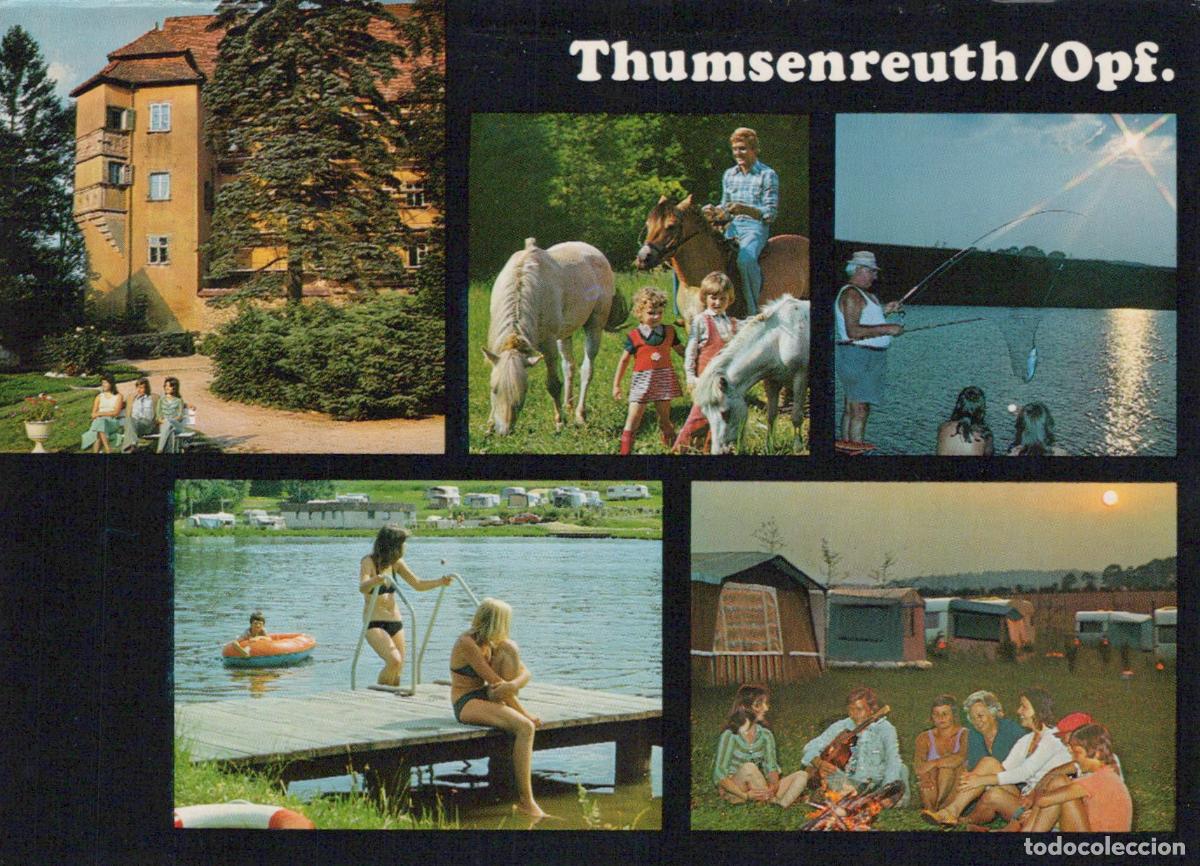 Postales: Germany Marktredwitz Thumsenreuth Opf Multi View Castle Fishing Camping *YAZ963