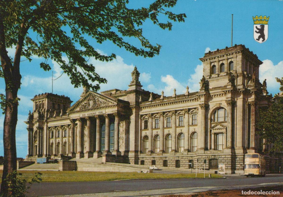 Postales: Germany Berlin Wall Reichstagsgeb&auml;ude House of Parliament Architecture *YAZ942