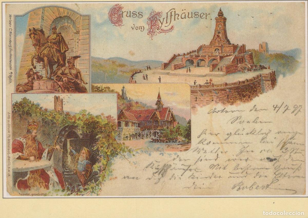 Postales: Germany Bad Frankenhausen Kyffh&auml;user Monument Multi View Kaiser Wilhelm *YAZ967