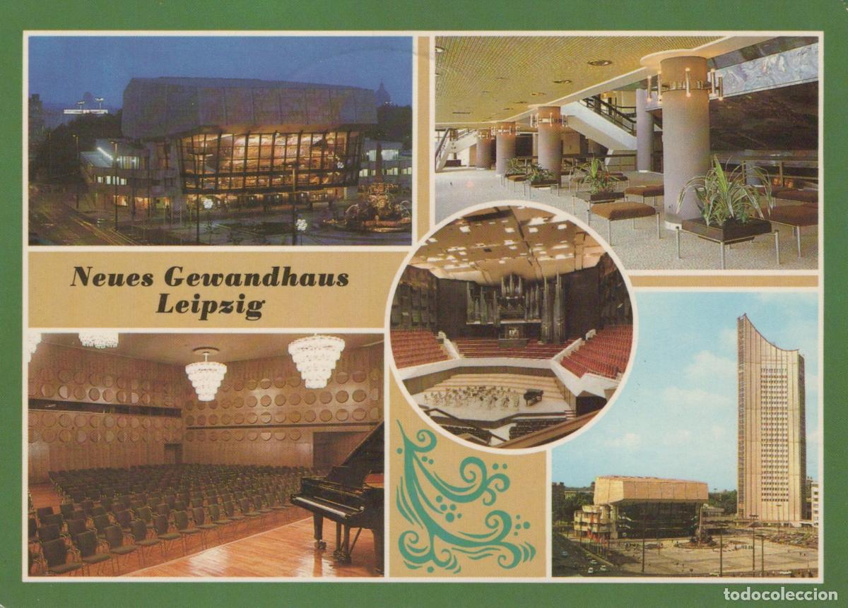 Postales: Germany Leipzig Neues Gewandhaus Concert Hall and Karl Marx University *YAZ973