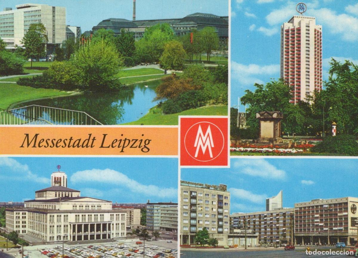 Postales: Germany Leipzig Multi View Cityscape Architecture Park Buildings *YAZ975