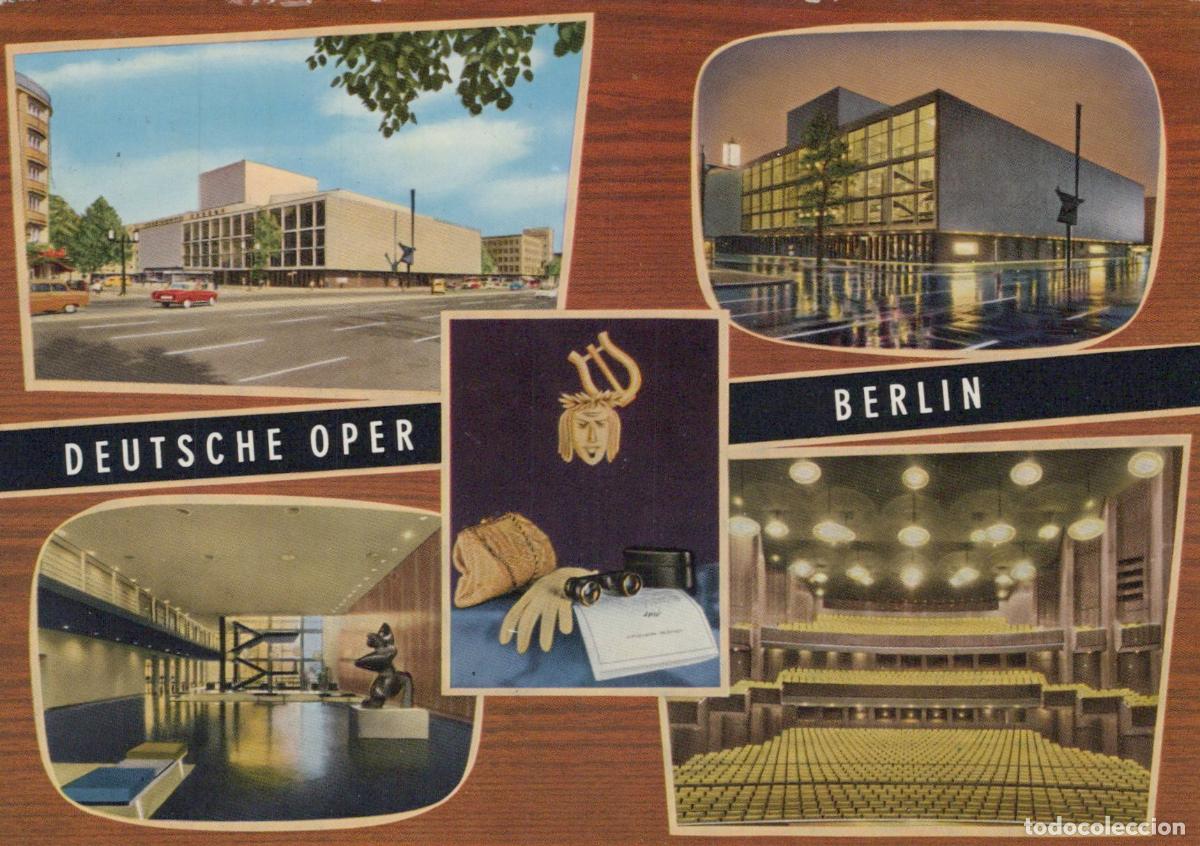 Postales: Germany Charlottenburg Deutsche Oper Exterior and Interior Views Modern *YAZ960