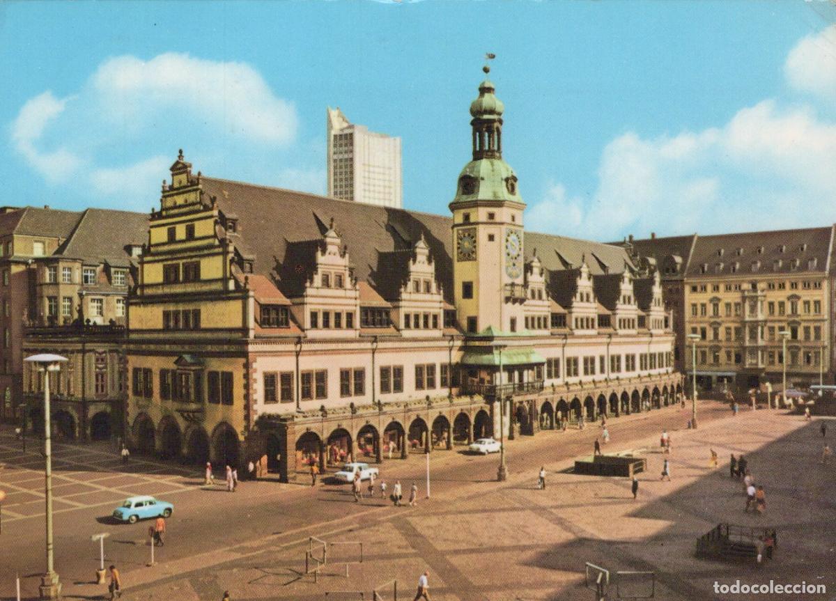 Postales: Germany Leipzig Old City Hall Altes Rathaus Market Square *YAZ974