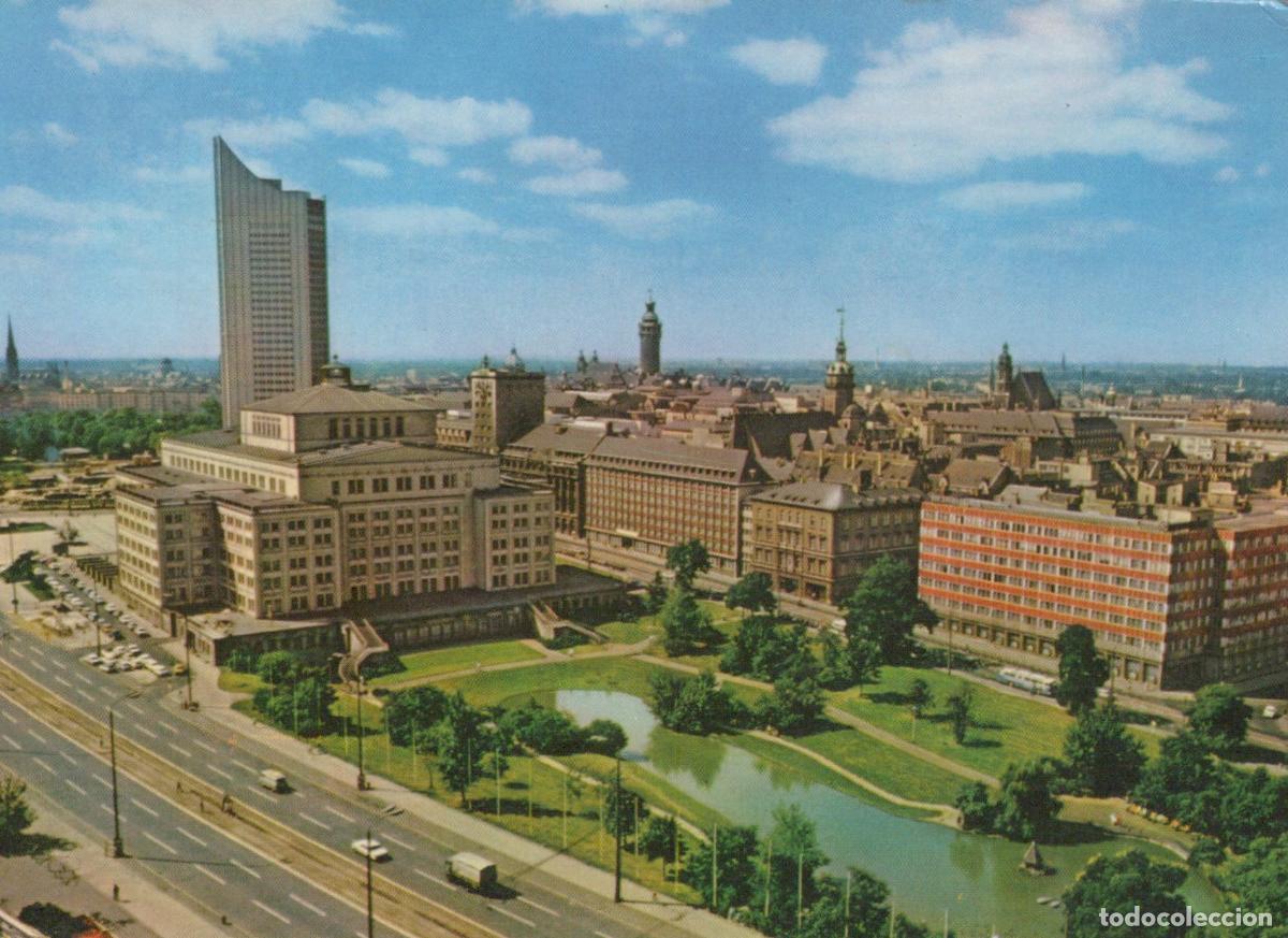 Postales: Germany Leipzig Cityscape With Opera Karl Marx Universit&auml;t and Modern *YAZ976