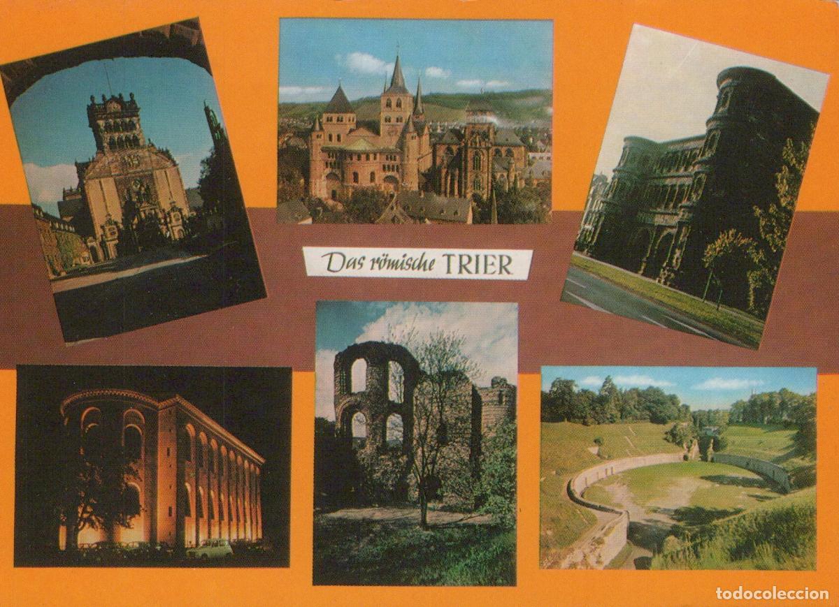 Postcards: Germany Trier Roman Architecture Collage Cathedral Porta Nigra *YBA115