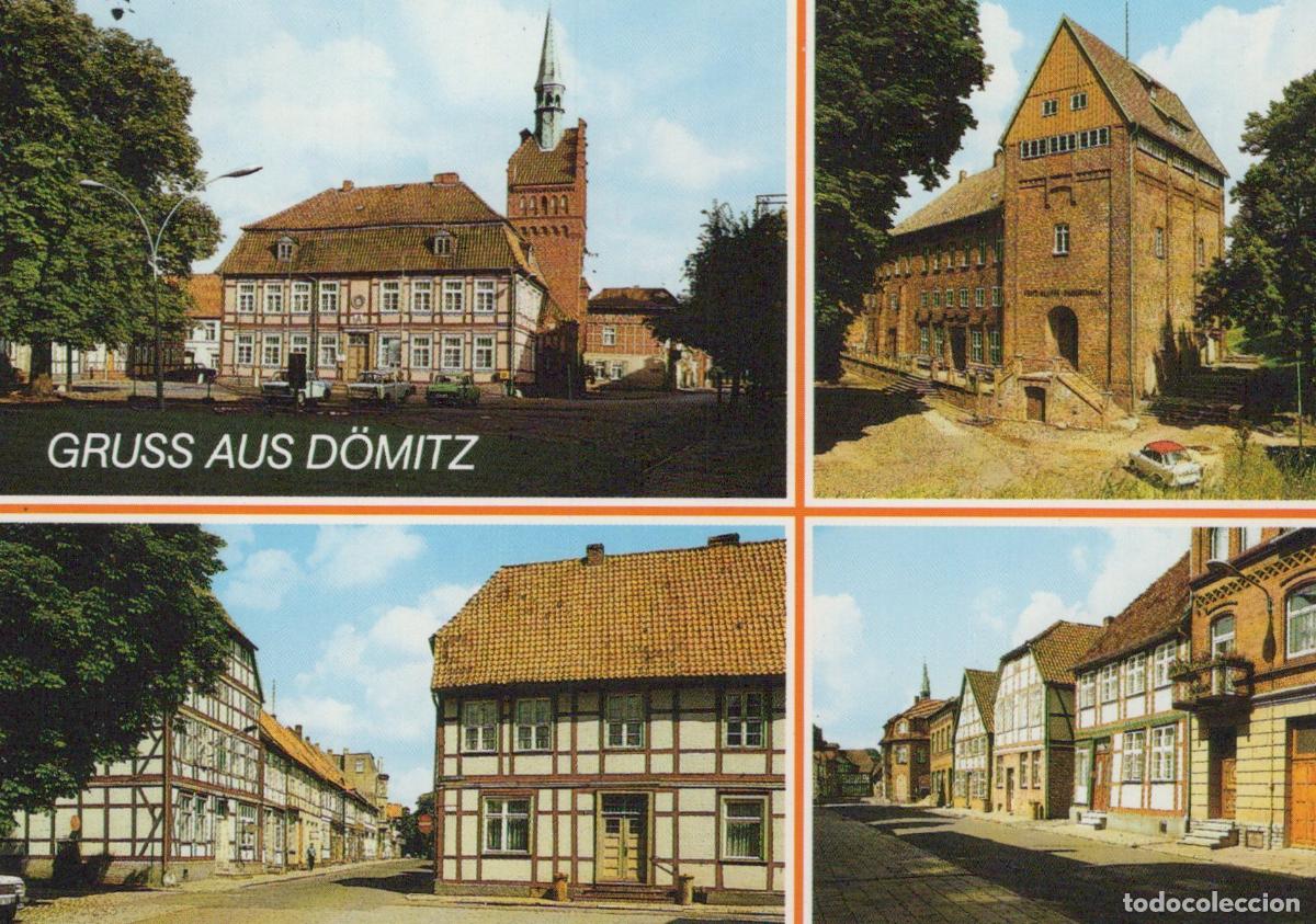 Postais: Germany D&ouml;mitz Kr Ludwigslust Town Hall Fritz Reuter Gedenkhalle Karl *YBA008