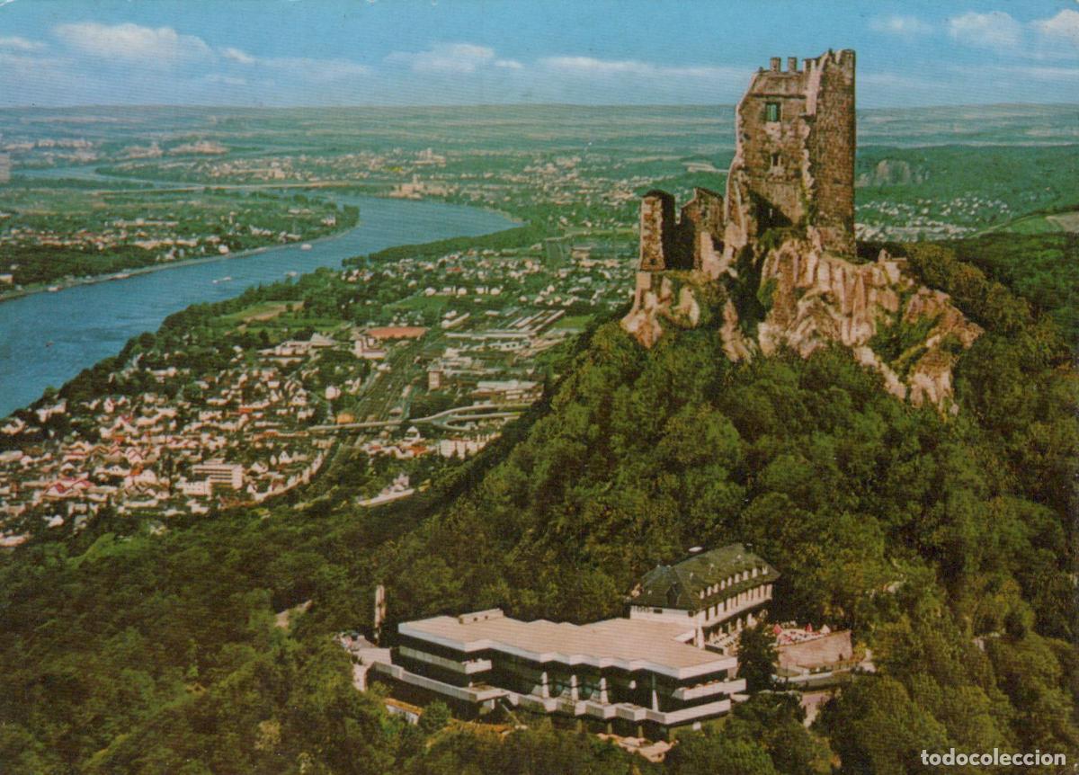 Postais: Germany Drachenfels K&ouml;nigswinter am Rhein Ruine Castle Rhine River *YBA023