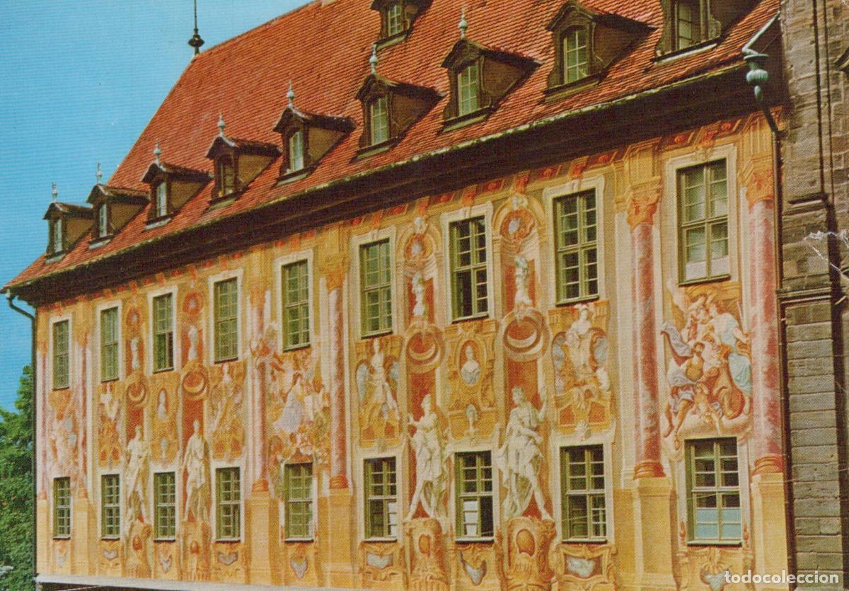 Postais: Germany Bamberg Altes Rathaus Fresken an der Westseite Architecture *YBA134
